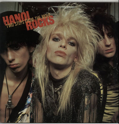 Hanoi Rocks Two Steps From The Move + Inner & Booklet UK vinyl LP album (LP record) 26066