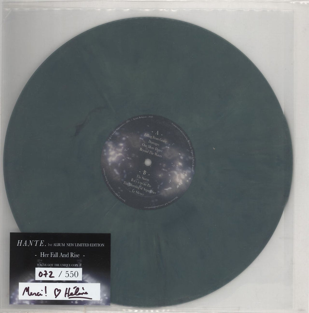 Hante. Her Fall and Rise - Blue/Green Vinyl - Numbered French vinyl LP album (LP record) SK10