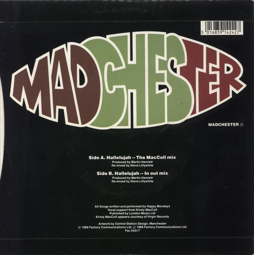 Happy Mondays Madchester Rave On UK 7" vinyl single (7 inch record / 45) 5016839142427