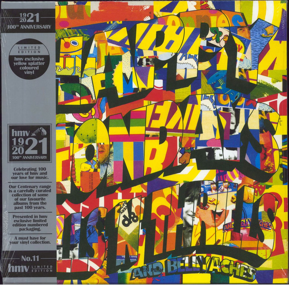 Happy Mondays Pills 'N' Thrills And Bellyaches - Yellow Splattered Vinyl - Sealed UK vinyl LP album (LP record) FACT320 / LMS5521288