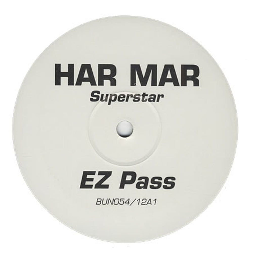 Har Mar Superstar EZ Pass UK Promo 12" vinyl single (12 inch record / Maxi-single) BUN05412