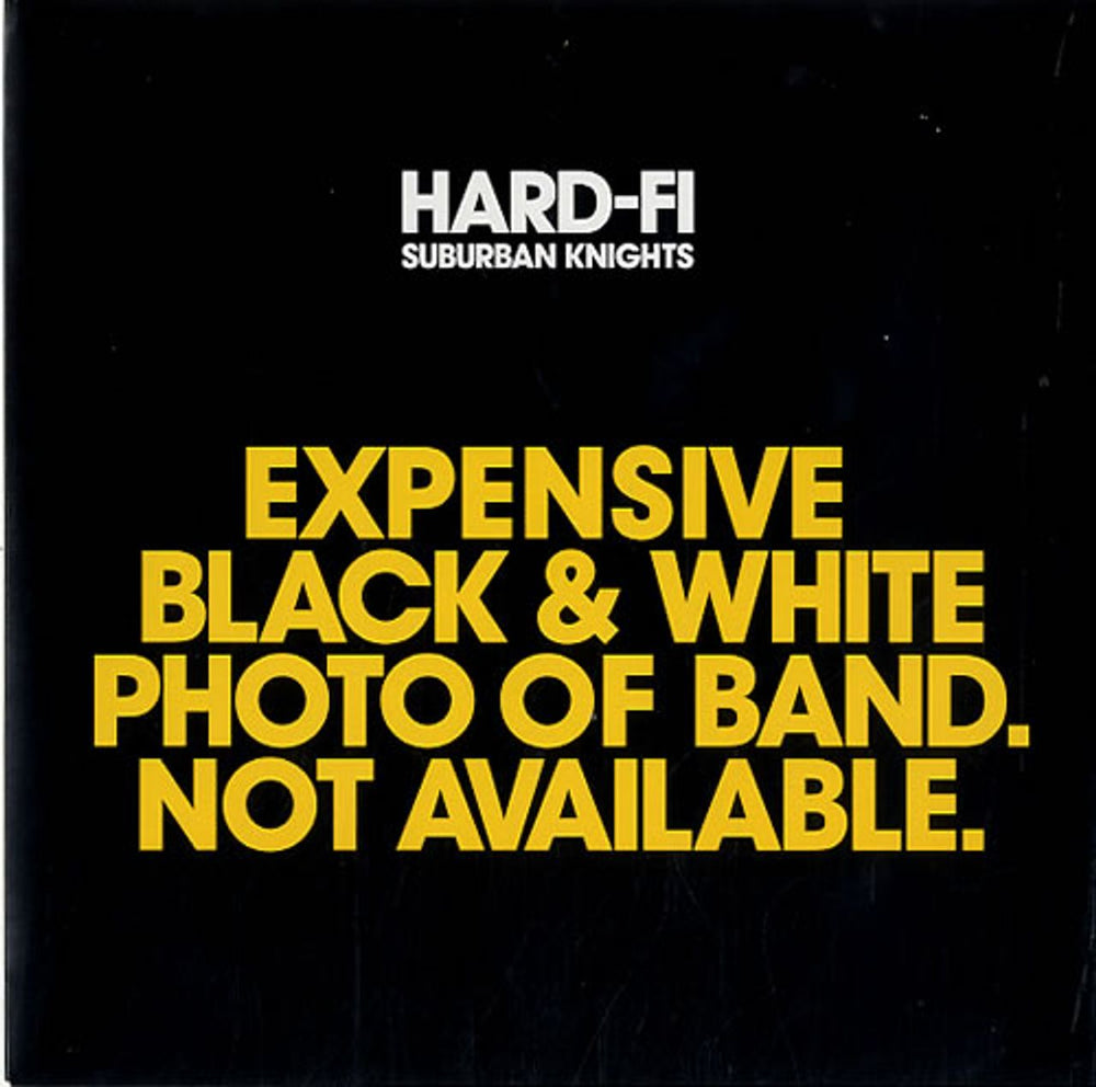 Hard-Fi Suburban Knights - Yellow Vinyl UK 7" vinyl single (7 inch record / 45) HARD07