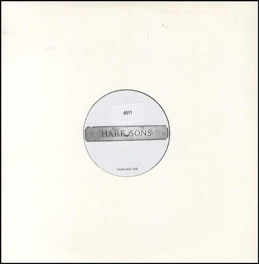 Harrisons Monday's Arms UK Promo 12" vinyl single (12 inch record / Maxi-single) MELO041