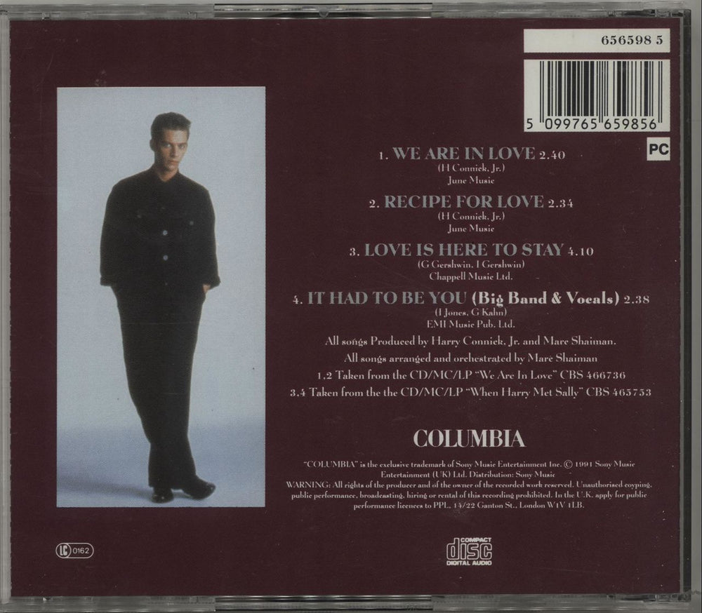 Harry Connick, Jr. We Are In Love UK CD single (CD5 / 5") HCJC5WE680509