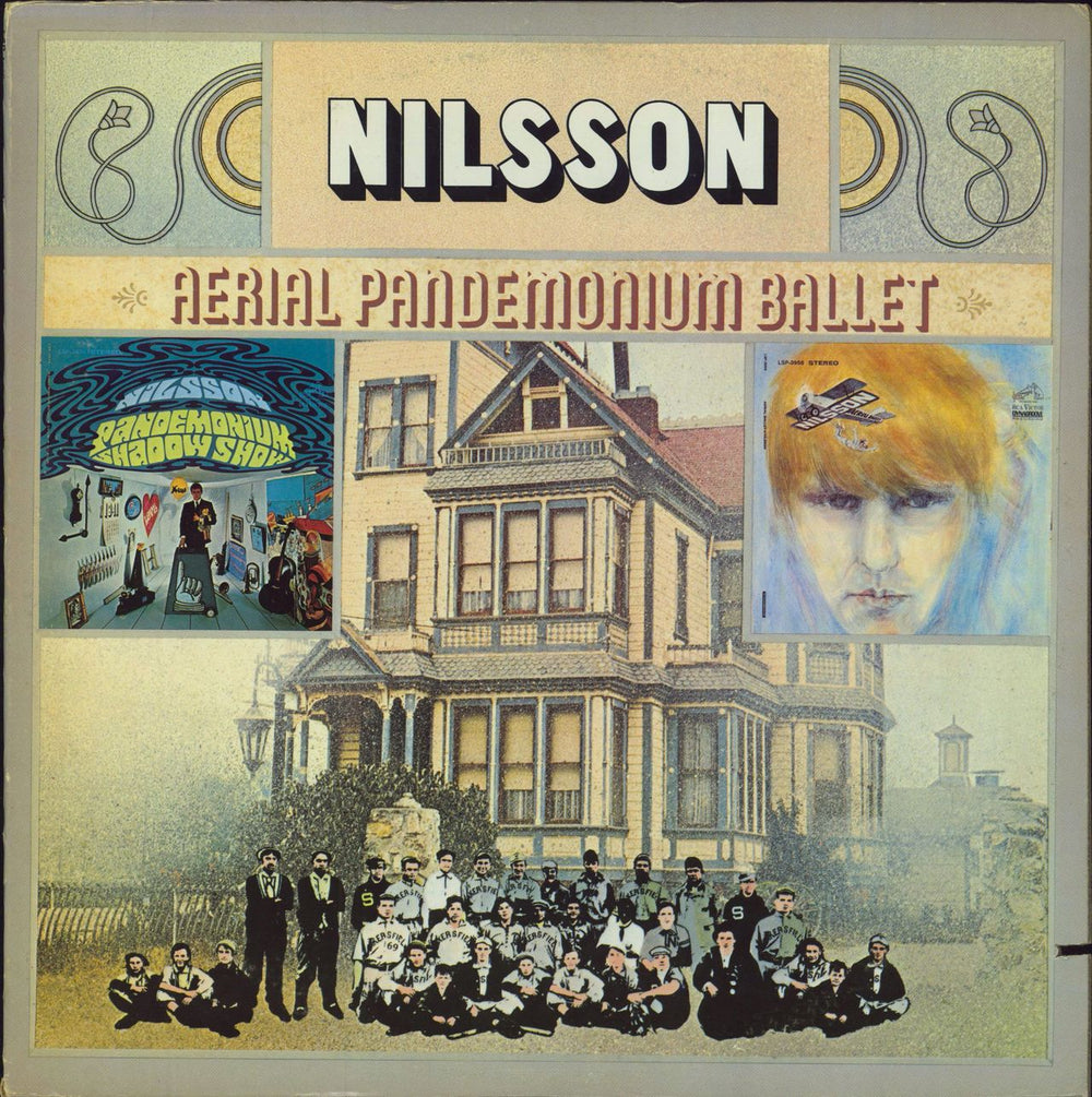 Harry Nilsson Aerial Pandemonium Ballet US vinyl LP album (LP record) LSP-4543