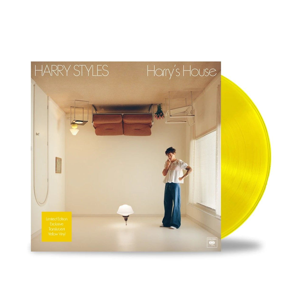 Harry Styles Harry's House - Translucent Yellow Vinyl - Sealed UK vinyl LP album (LP record) 196587081416