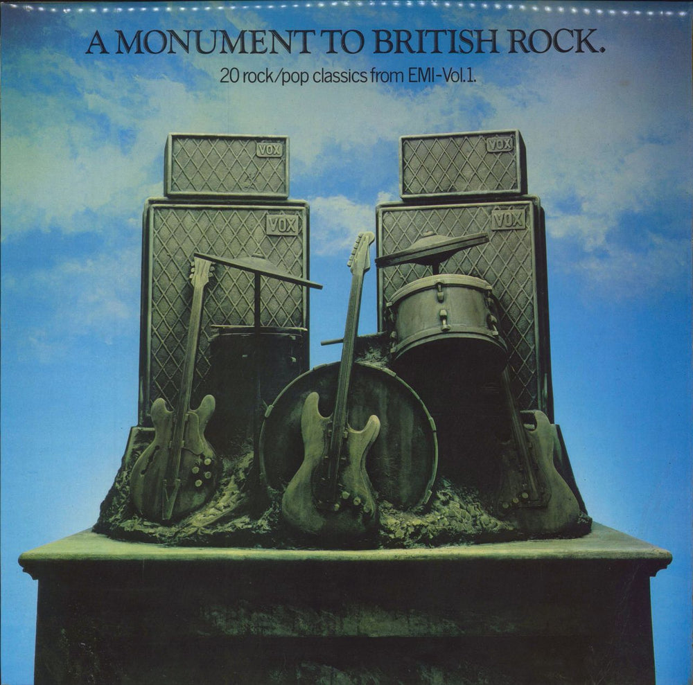 Harvest Label A Monument To British Rock UK vinyl LP album (LP record) EMTV17