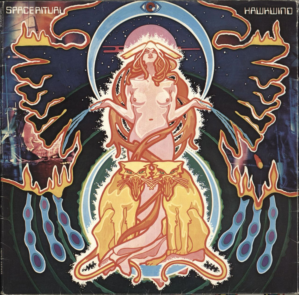 Hawkwind Space Ritual - 1st + Inner & Booklet - VG UK 2-LP vinyl record set (Double LP Album) UAD60037/8