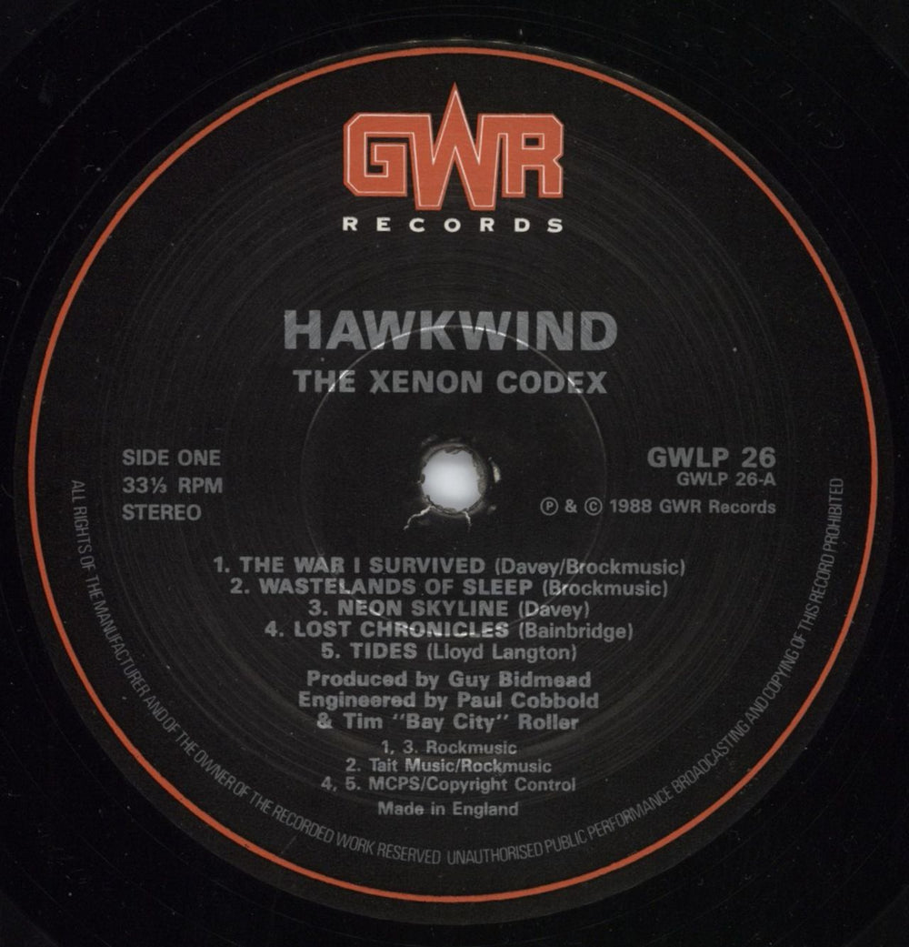 Hawkwind The Xenon Codex - Foldout - VG sleeve UK vinyl LP album (LP record) HWKLPTH800375