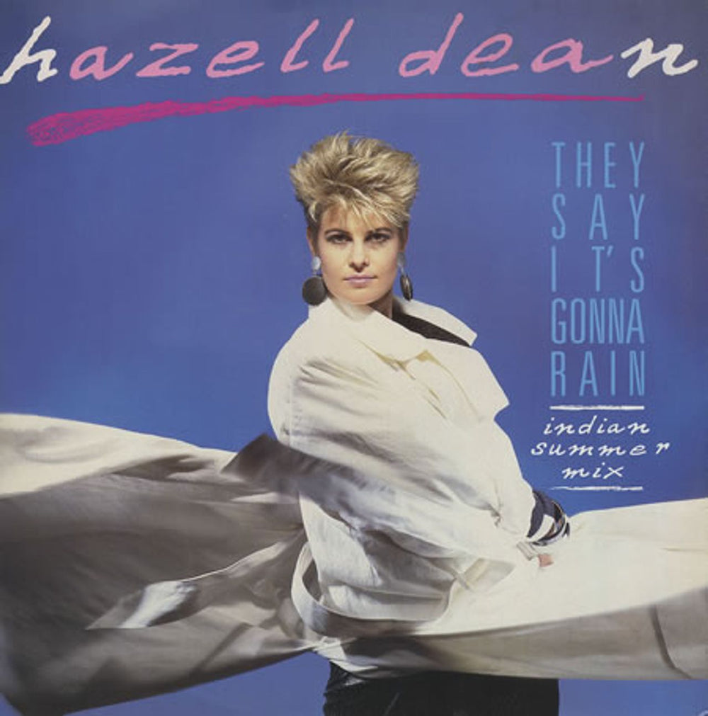 Hazell Dean They Say It's Gonna Rain UK 12" vinyl single (12 inch record / Maxi-single) 12R6107