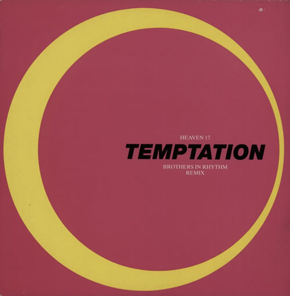 Heaven 17 Temptation - Brothers In Rhythm Remix UK 12" vinyl single (12 inch record / Maxi-single) VST1446