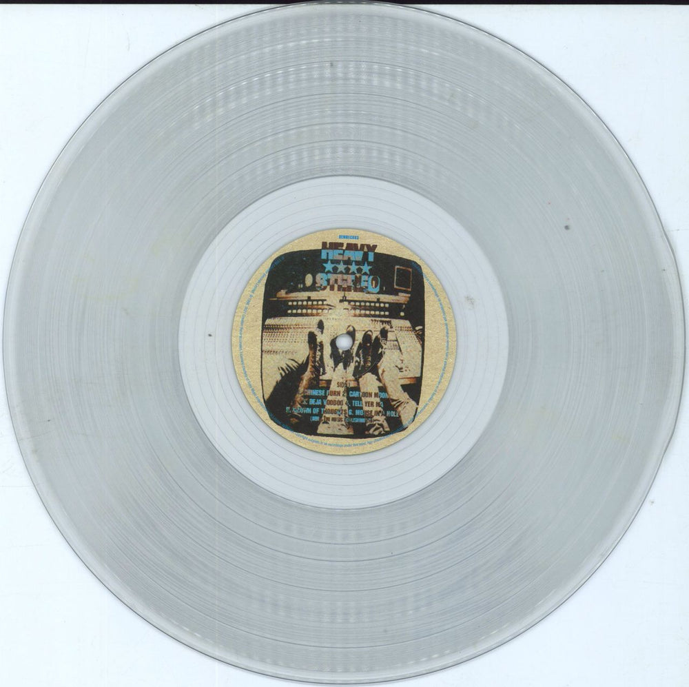 Heavy Stereo Deja Voodoo - Clear Vinyl UK vinyl LP album (LP record) HVSLPDE802916