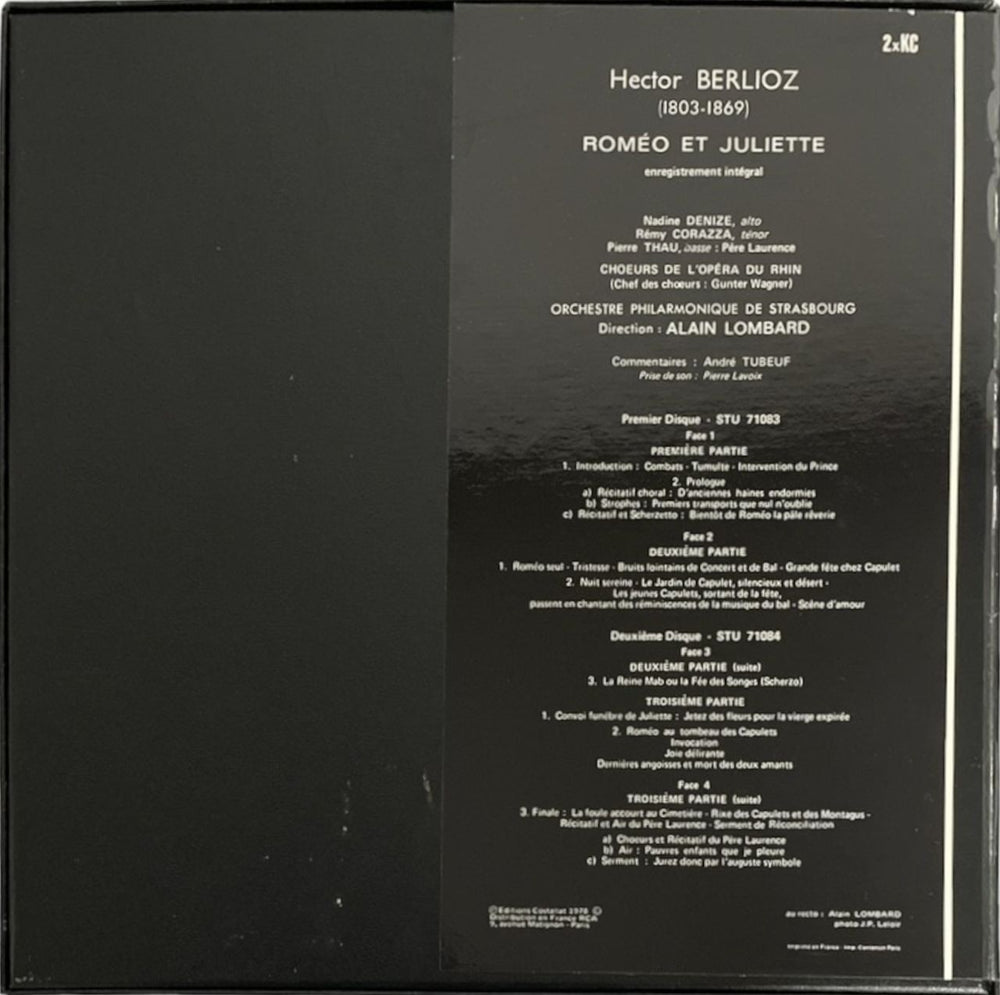 Hector Berlioz Berlioz: Roméo et Juliette French Vinyl Box Set