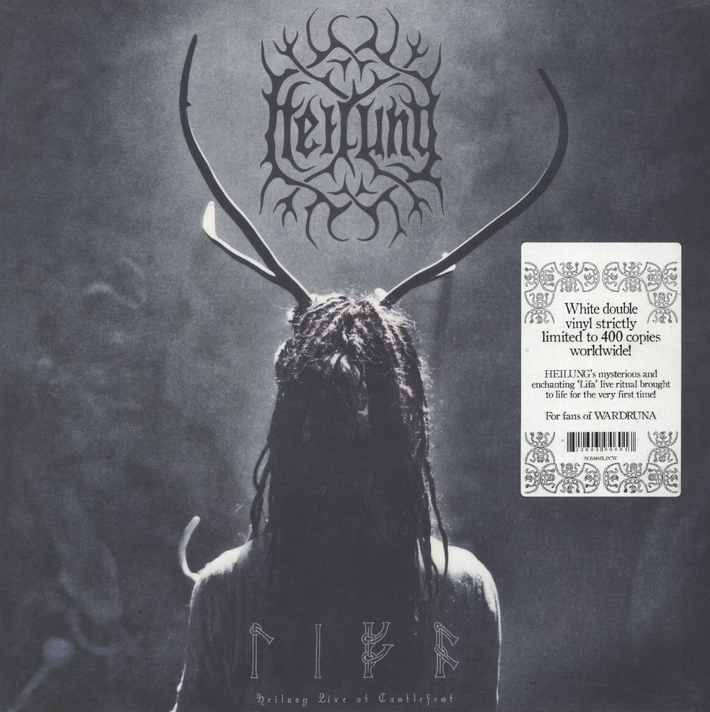 Heilung Lifa [Heilung Live At Castlefest] - White Vinyl UK 2-LP vinyl record set (Double LP Album) SOM460LP