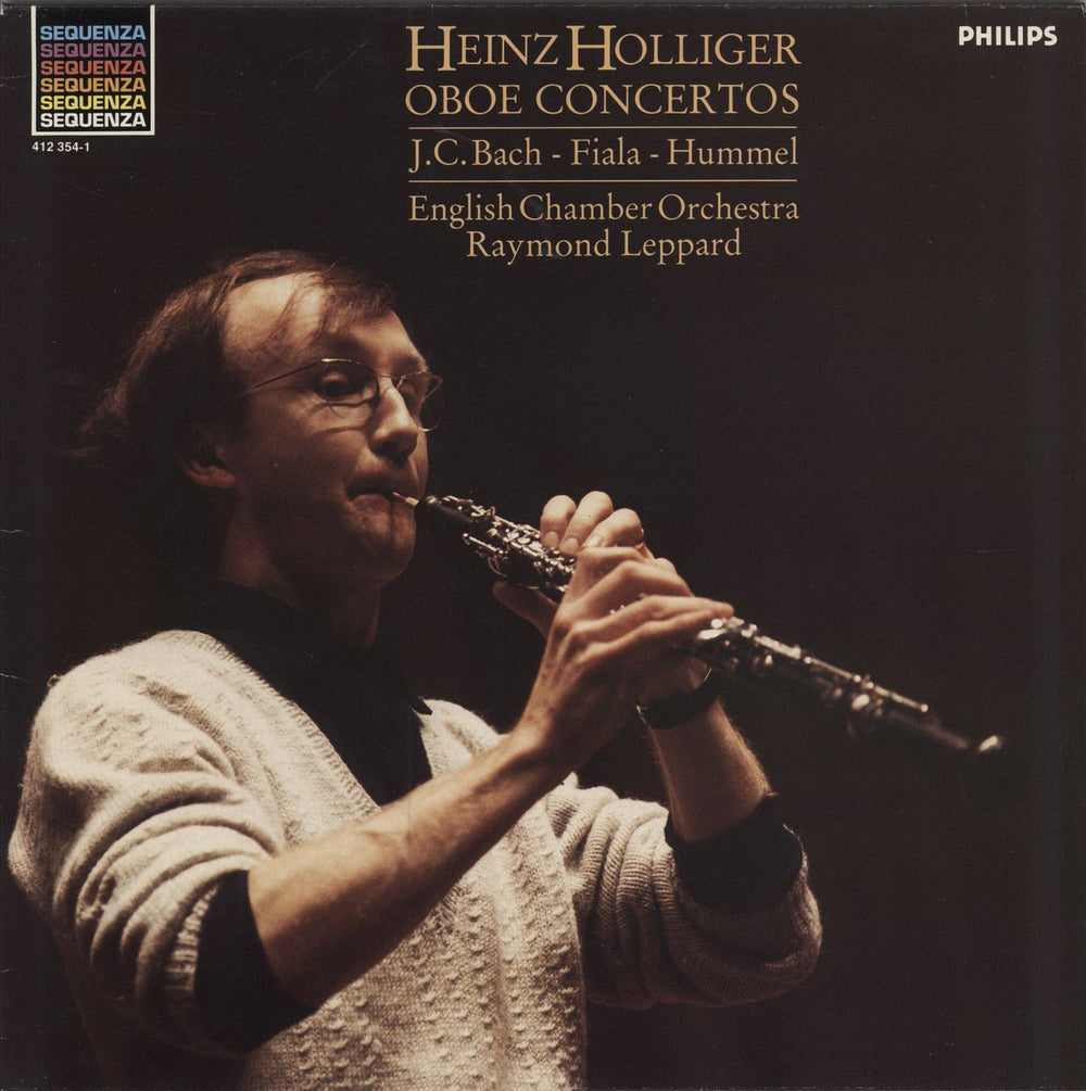 Heinz Holliger Oboe Concertos Dutch vinyl LP album (LP record) 412354-1