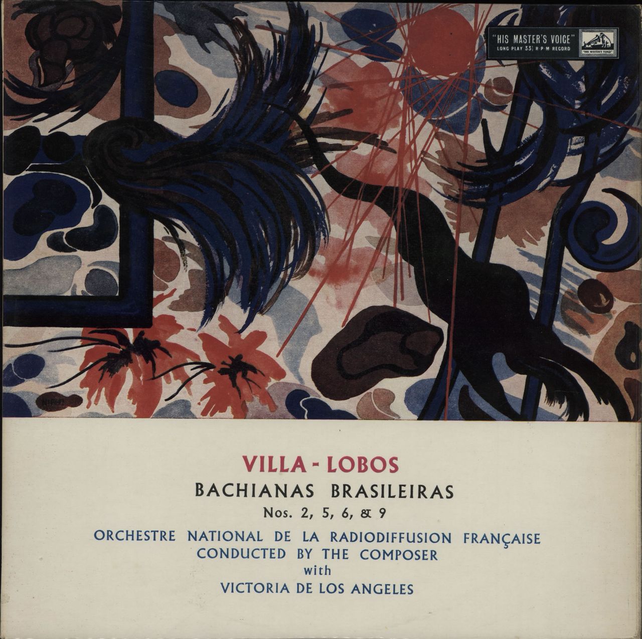 Heitor Villa-Lobos Bachianas Brasileiras Nos. 2,5,6 & 9 UK Vinyl LP —  