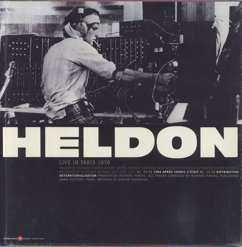 Heldon Live In Paris 1976 - RSD - Blue & White Vinyl - Shrink UK vinyl LP album (LP record)