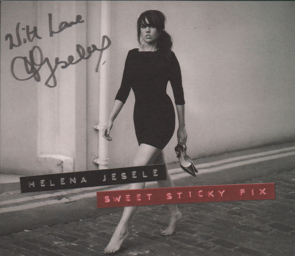 Helena Jesele Sweet Sticky Fix - Autographed UK CD album (CDLP) WSELP001