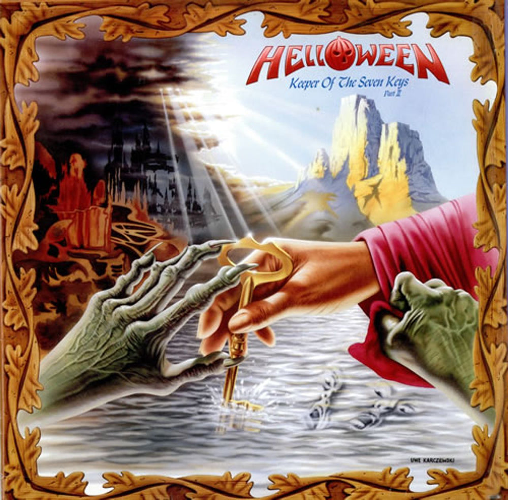 Helloween Keeper Of The Seven Keys - Part II German vinyl LP album (LP record) N0117-1