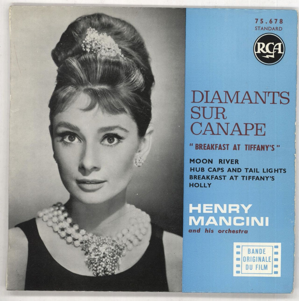 Henry Mancini Diamants Sur Canape "Breakfast At Tiffany's" French 7" vinyl single (7 inch record / 45) 75.678