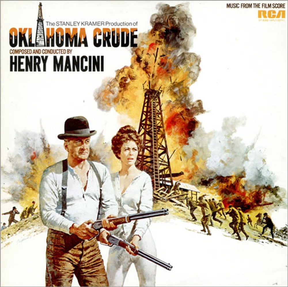 Henry Mancini Oklahoma Crude UK vinyl LP album (LP record) SF8366