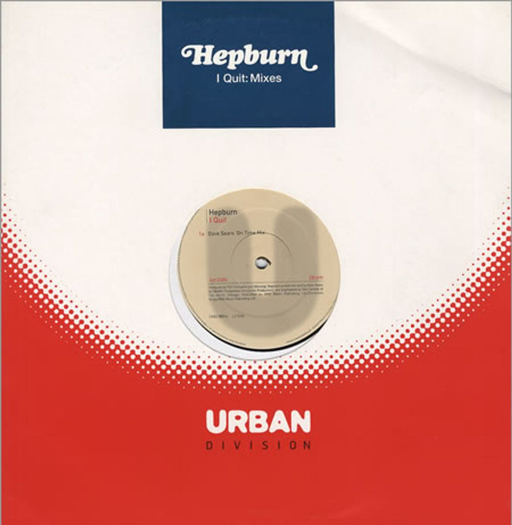 Hepburn I Quit UK Promo 12" vinyl single (12 inch record / Maxi-single) HBU12IQ136927