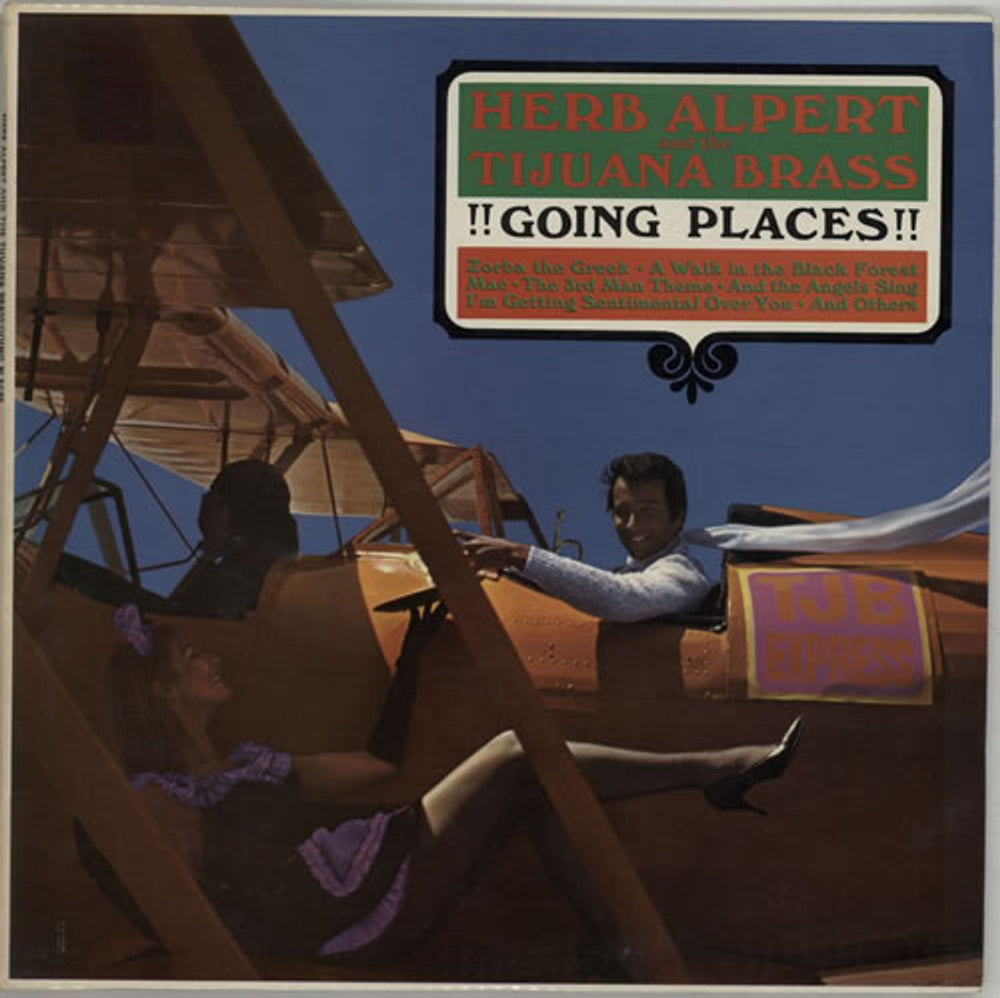 Herb Alpert Going Places UK vinyl LP album (LP record) NPL28065