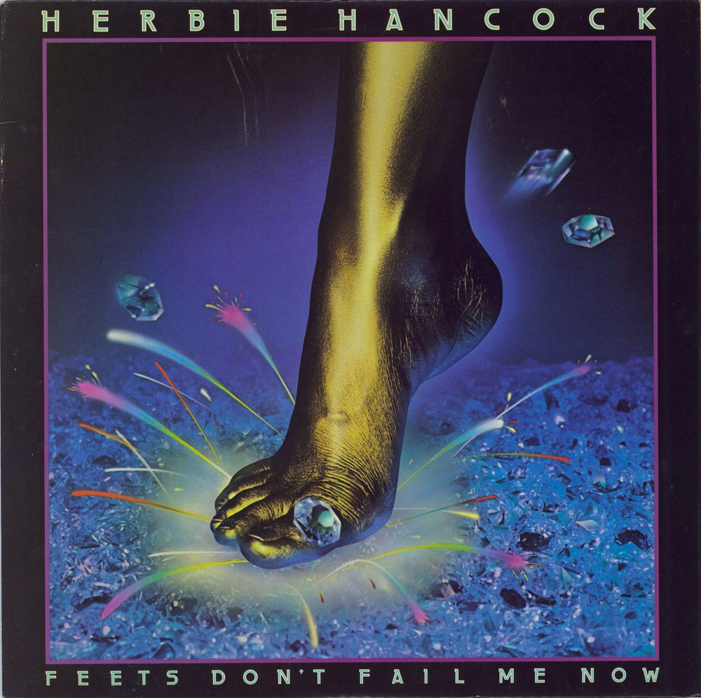 Herbie Hancock Feets Don't Fail Me Now US vinyl LP album (LP record) PC35764