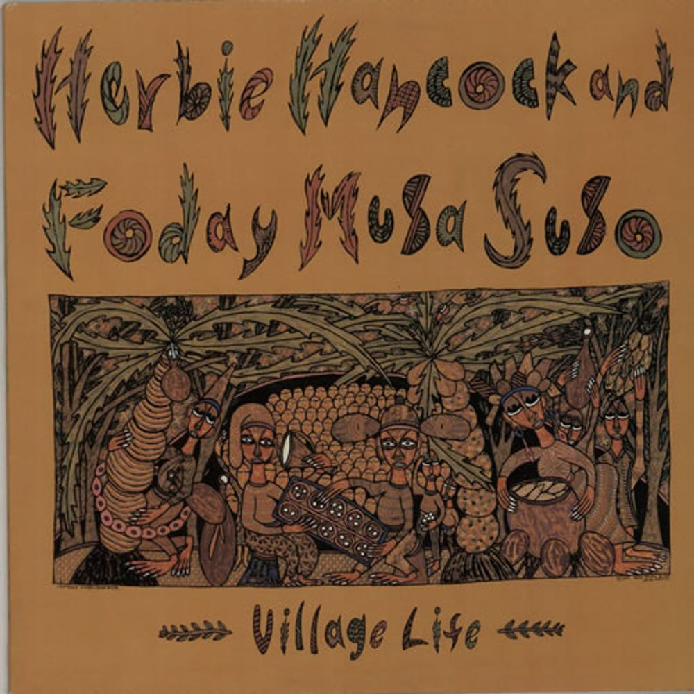 Herbie Hancock Village Life Dutch vinyl LP album (LP record) 26397