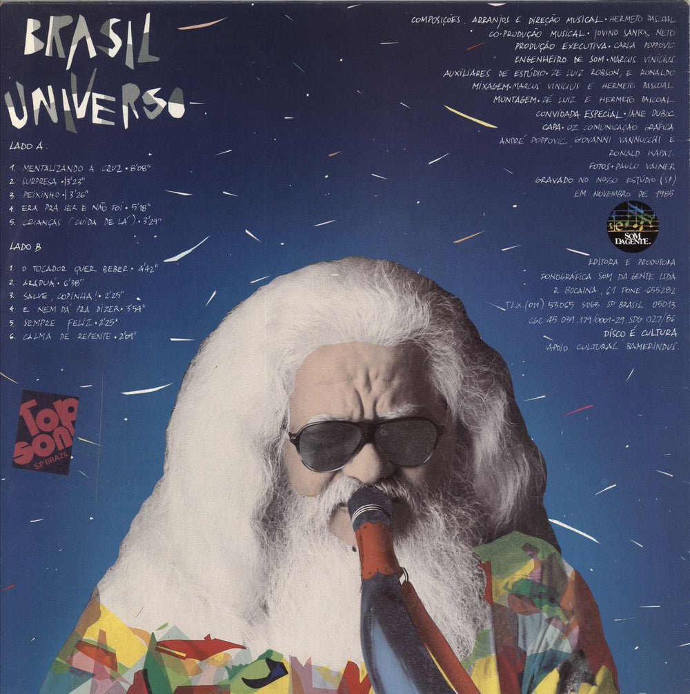 Hermeto Pascoal Brasil Universo Brazilian vinyl LP album (LP record)