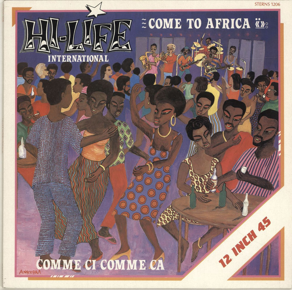 Hi-Life International Come To Africa UK 12" vinyl single (12 inch record / Maxi-single) STERNS1206