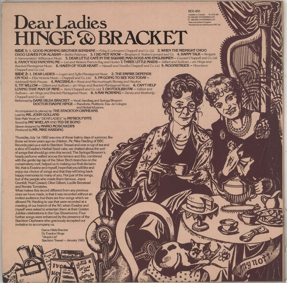 Hinge & Bracket Dear Ladies UK vinyl LP album (LP record)