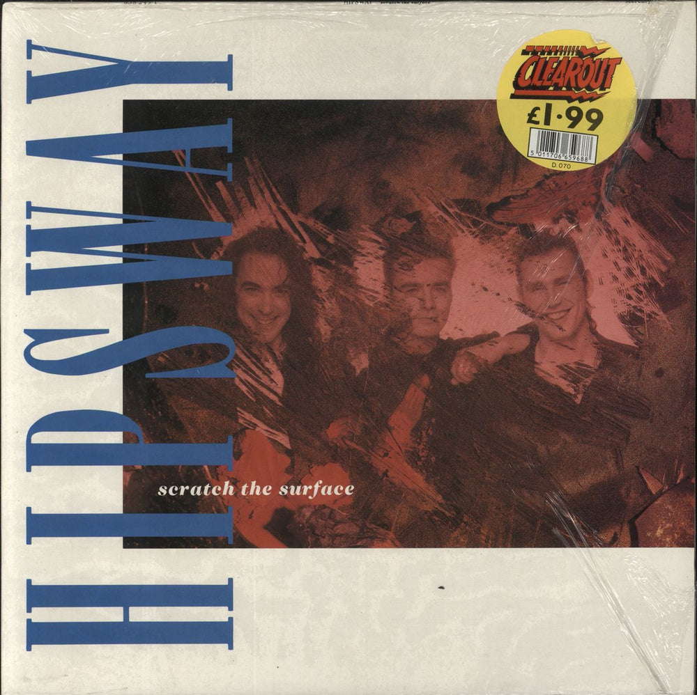 Hipsway Scratch The Surface UK vinyl LP album (LP record) 838249-1