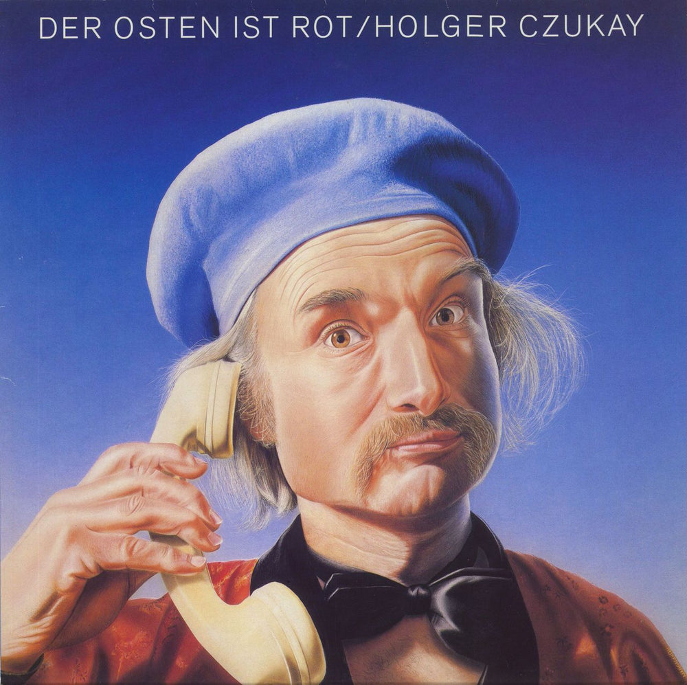 Holger Czukay Der Osten Ist Rot UK vinyl LP album (LP record) OVED161