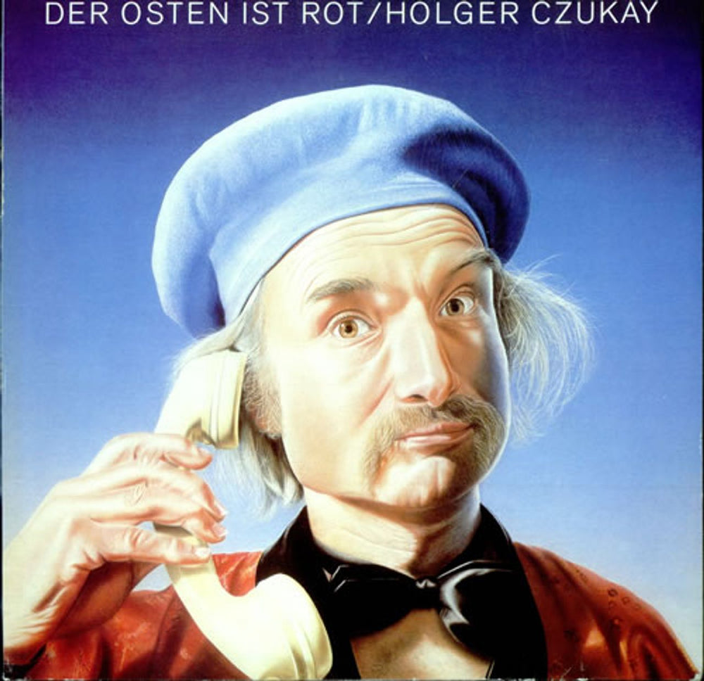 Holger Czukay Der Osten Ist Rot UK vinyl LP album (LP record) V2307