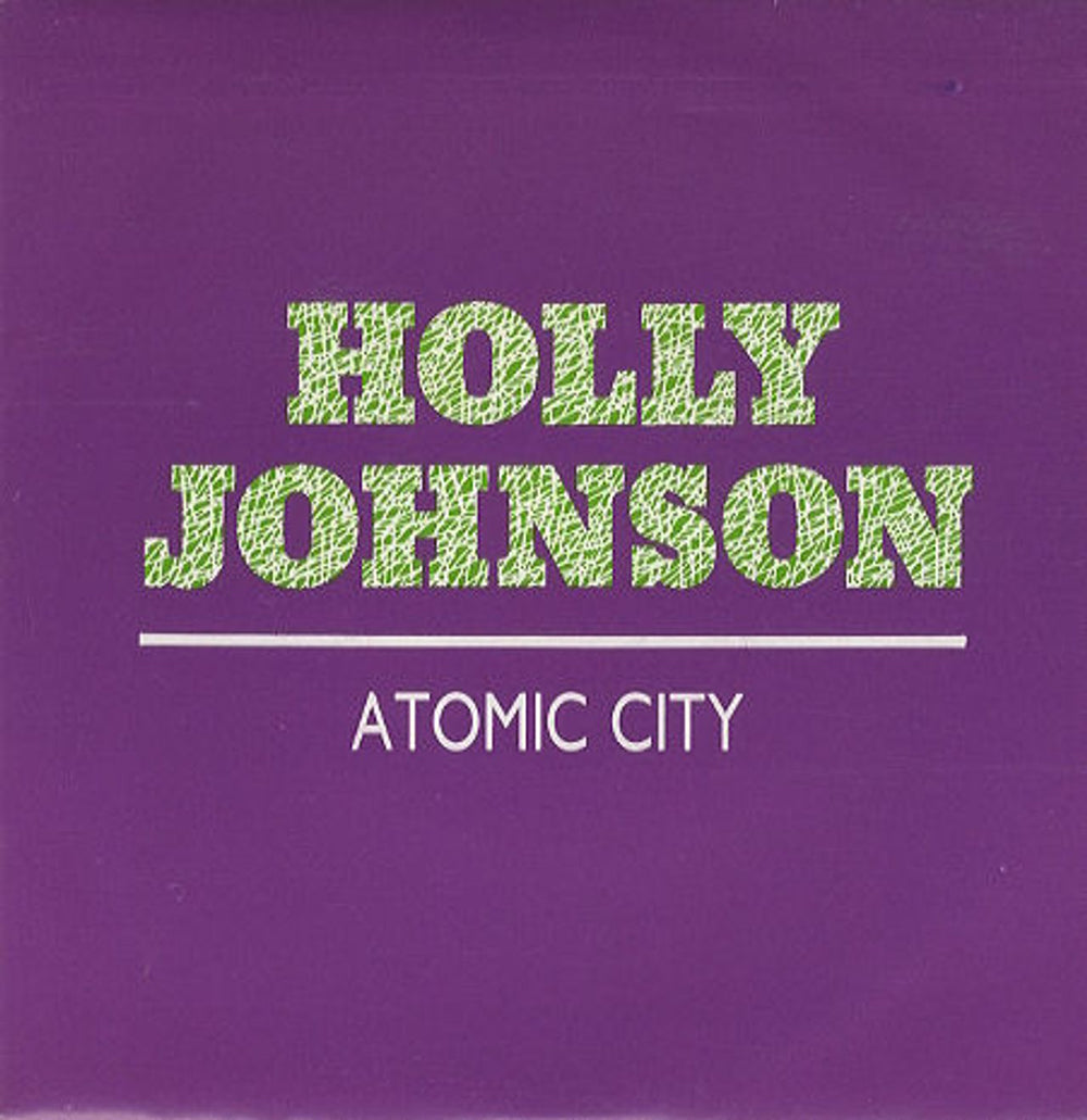 Holly Johnson Atomic City Spanish Promo 7" vinyl single (7 inch record / 45) 1103