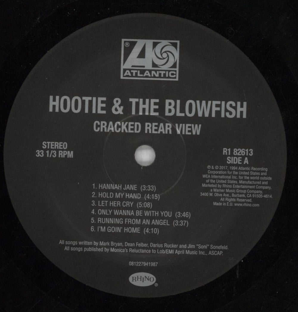 Hootie & The Blowfish Cracked Rear View - 25th Anniversary Reissue US vinyl LP album (LP record) HBFLPCR819628