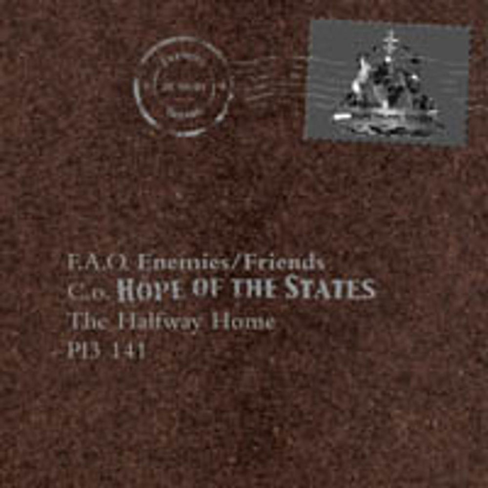 Hope Of The States Enemies/Friends UK CD single (CD5 / 5") 674257