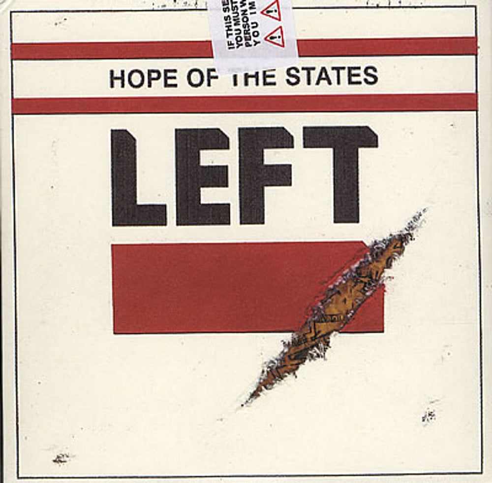 Hope Of The States Left UK Promo CD album (CDLP) LEFTPROMO04