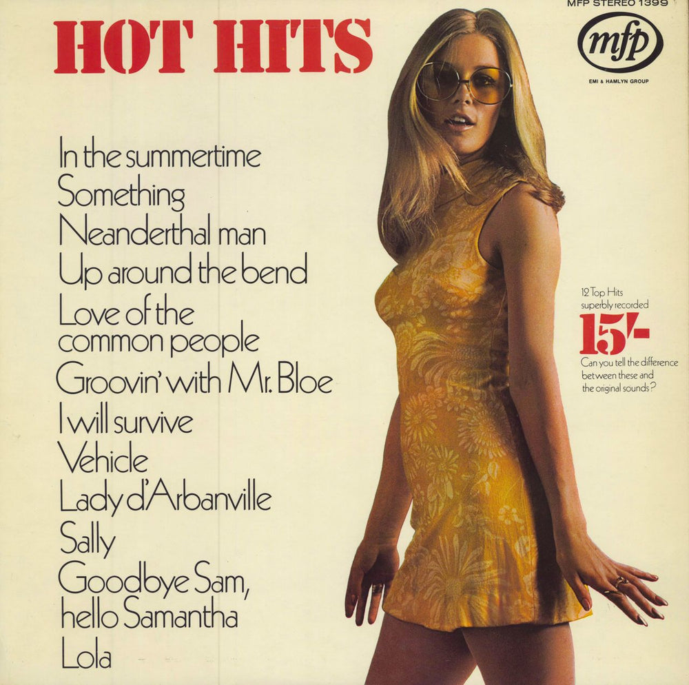 Hot Hits Hot Hits UK vinyl LP album (LP record) MFP1399