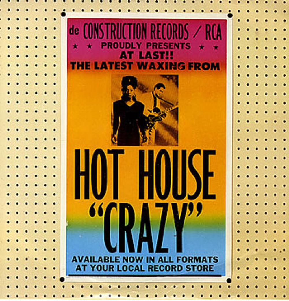 Hot House Crazy UK 12" vinyl single (12 inch record / Maxi-single) PT42114