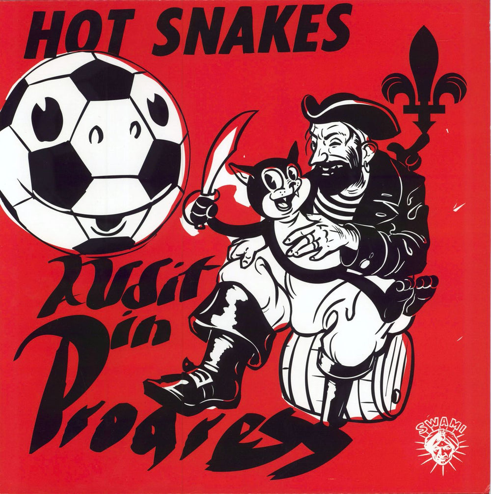 Hot Snakes Audit In Progress - Red Vinyl UK vinyl LP album (LP record) TPLP449