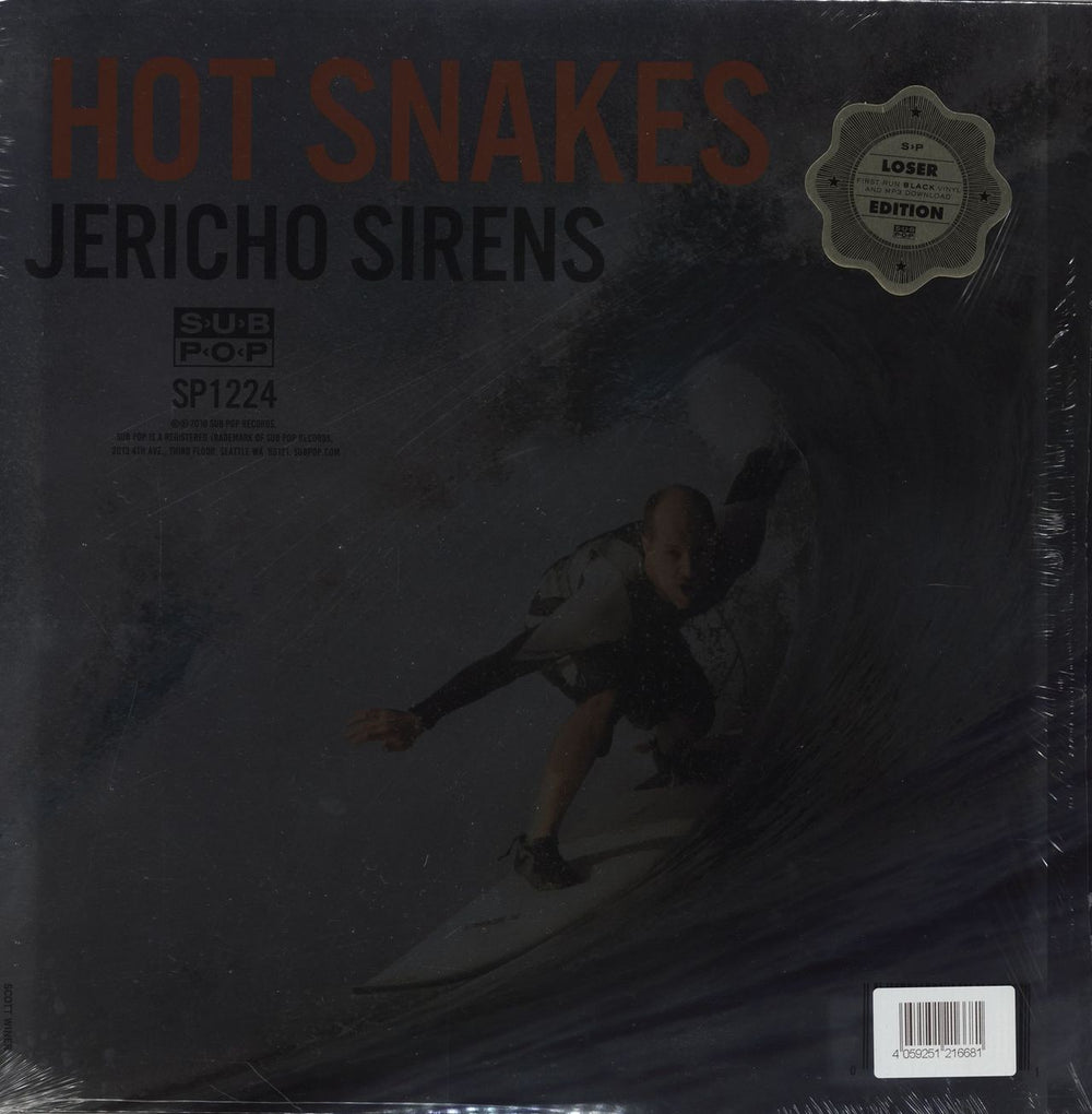 Hot Snakes Jericho Sirens - Loser Edition - Opened shrink UK vinyl LP album (LP record) SP1224