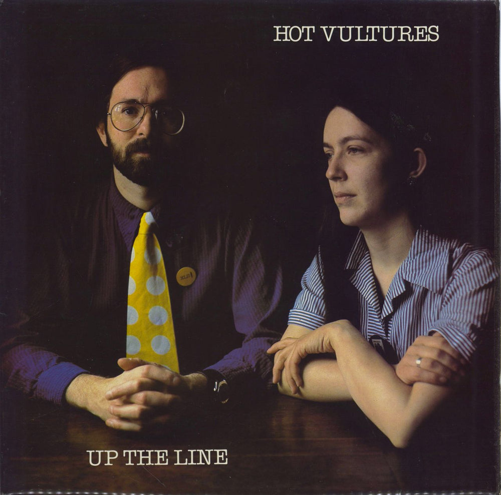 Hot Vultures Up The Line UK vinyl LP album (LP record) PLR018