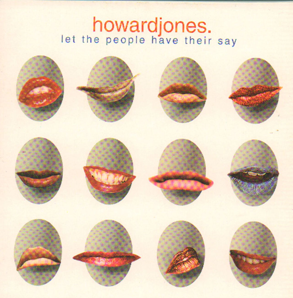 Howard Jones Let The People Have Their Say UK CD single (CD5 / 5") DTOXC5