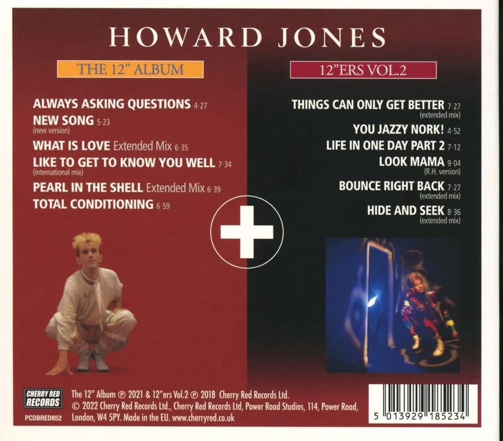 Howard Jones The 12" Album + 12ers Vol.2 - Sealed UK 2 CD album set (Double CD) HOW2CTH788101