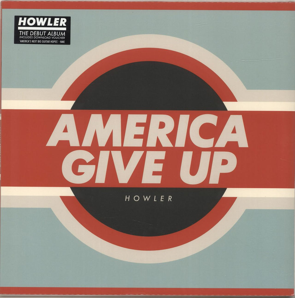 Howler America Give Up UK vinyl LP album (LP record) RTRADLP640