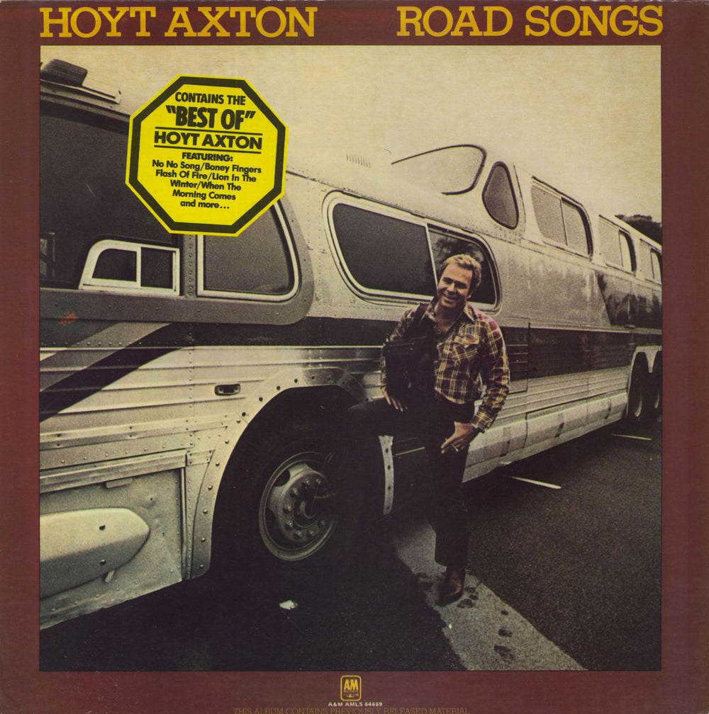 Hoyt Axton Road Songs South African vinyl LP album (LP record) AMLS64669