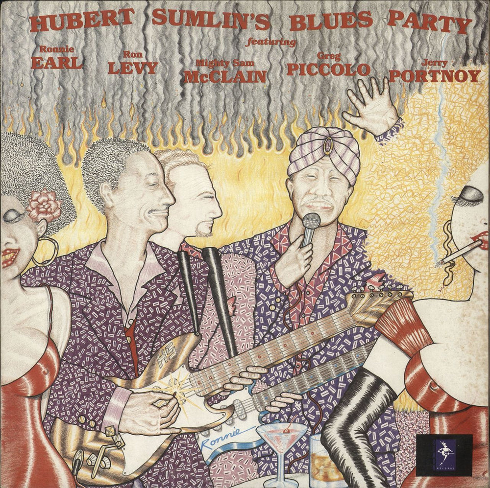 Hubert Sumlin Hubert Sumlin's Blues Party UK vinyl LP album (LP record) FIEND94