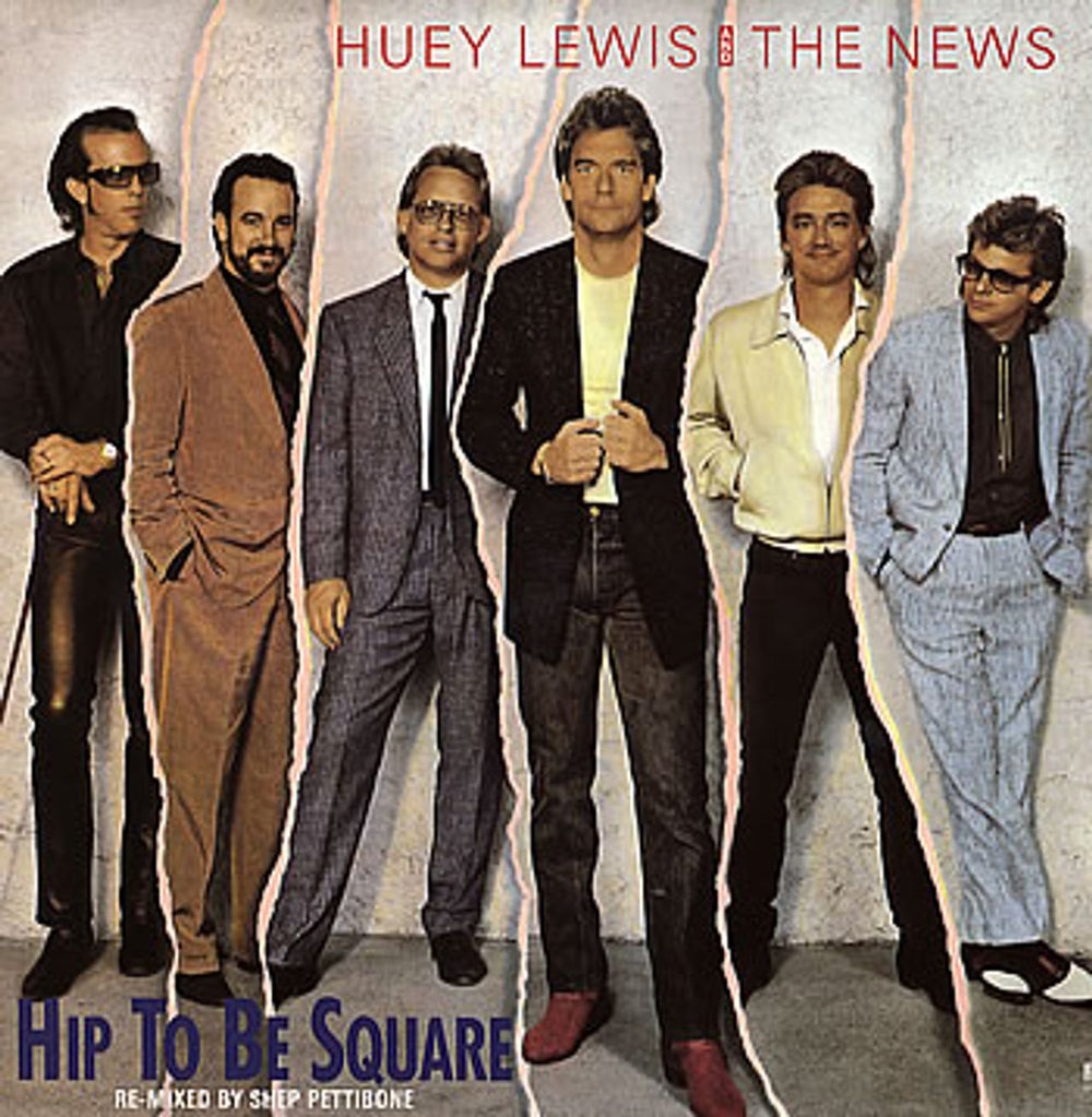 Huey Lewis & The News Hip To Be Square UK 12" vinyl single (12 inch record / Maxi-single) HUEYX6